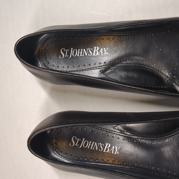 St John's Bay Becka Black Flat shoesSize 9M - Picture 4 of 9